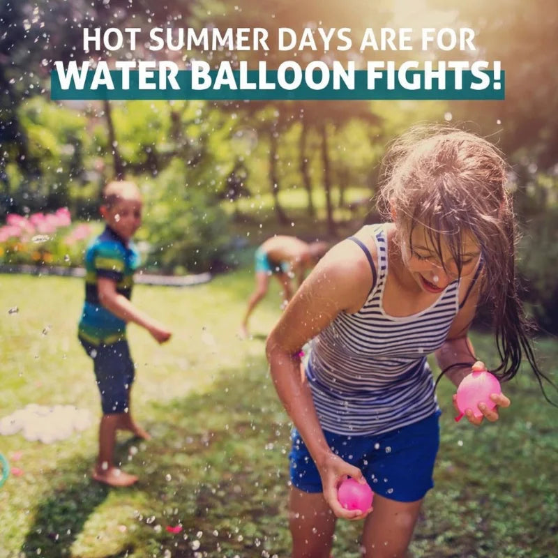 333Pcs Quick Fill Water Balloons Self-Tying Water Bombs Kids Summer Outdoor Pool Beach Splash Toys Family Party Fun Games