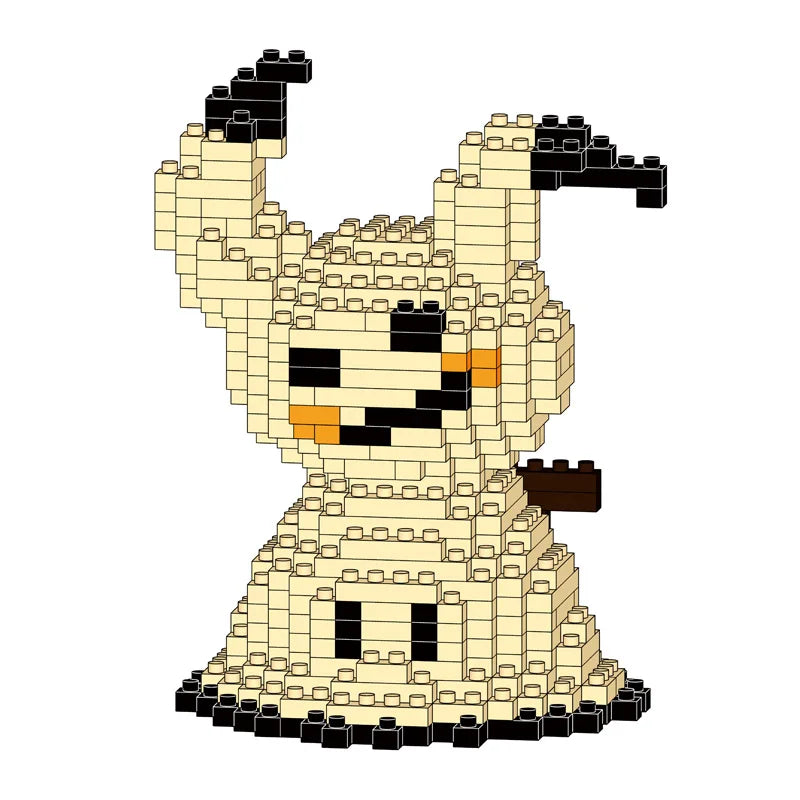 Pokemon Gengar Lucario Mewtwo Building Blocks Piplup Mega Rayquaza Charizard Assembled Mini Bricks Toys For Kid Christmas Gift