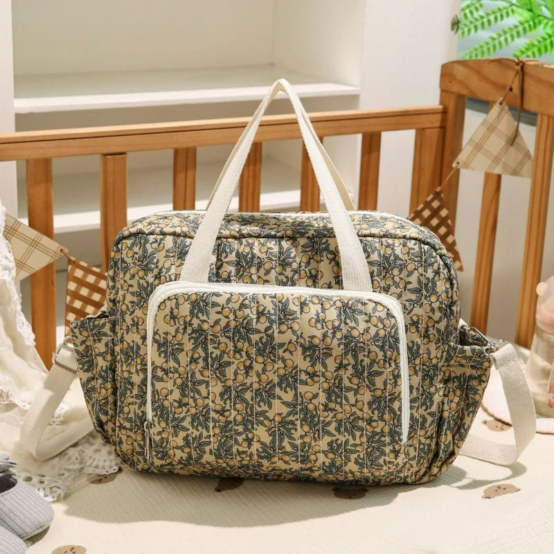 Personalized Name Mommy Bag Handheld One Shoulder Oblique Cross Bag Outgoing Convenient Multi Functional Mother and Baby Bag