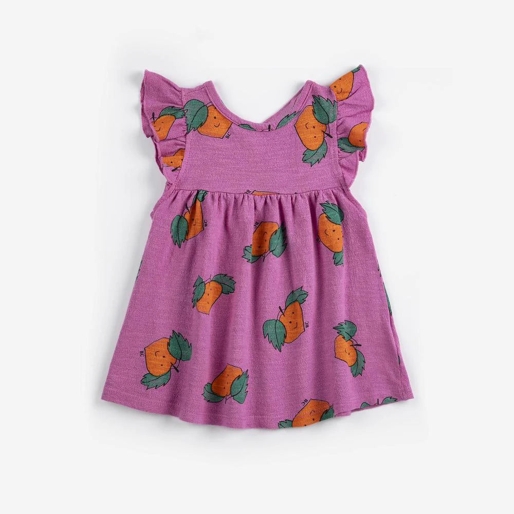 Fashion Girls Dress 2026 Spring Summer Flower Printed Fashion Dresses Baby Kids Skirts Series Outfit Clothing