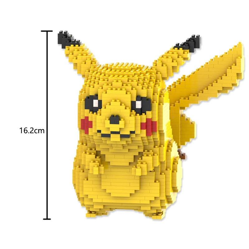 Pokemon Gengar Lucario Mewtwo Building Blocks Piplup Mega Rayquaza Charizard Assembled Mini Bricks Toys For Kid Christmas Gift